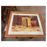 Bill Bender ï¿½ The Thinker ï¿½ signed print in frame