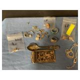 Miscellaneous jewelry & money clip