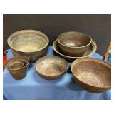 Copper bowls