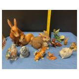 Assorted animal figures