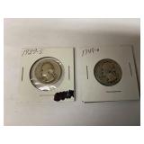 1939-S & 1949-D Silver Quarters