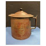 Vintage copper pot