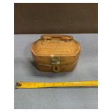 Antique brass betel nut box