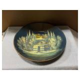 Handpainted 12ï¿½ Round decorative bowl