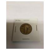 1926 Standing Liberty Silver Quarter