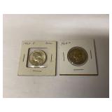 1962 & 1963-D Silver Quarters