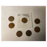Assorted dates one cents coins/ Indian head