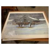 Harold Collinï¿½s ï¿½Let it Snowï¿½ signed print