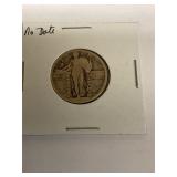 Standing Liberty Silver Quarter  ( NO DATE)