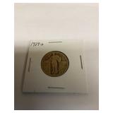 1929-D Standing Liberty Silver Quarter