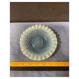 Hobnail crimped-edge bowl unmarked Fenton