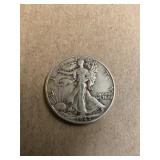 1942 Walking Liberty Silver Half Dollar