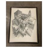 lithograph Ascending & Descending print