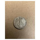 1945 Walking Liberty Silver Half Dollar