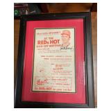 Signed Will McEnaney Advertising framed print