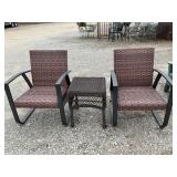 Better homes & garden chairs w/ side table