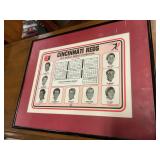 Cincinnati Reds framed print 18.5ï¿½ x 14.5ï¿½