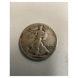 1942  Walking Liberty Silver Half Dollar