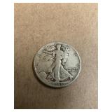 1943-D Walking Liberty Silver Half Dollar
