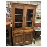 Antique wooden pie safe cabinet 71ï¿½ Tall