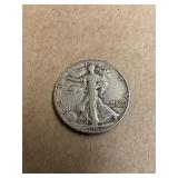 1942  Walking Liberty Silver Half Dollar