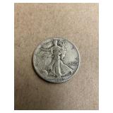1943-D  Walking Liberty Silver Half Dollar