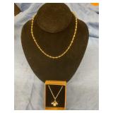Costume jewelry necklaces