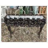 Cast iron flower box 33ï¿½ L x 8ï¿½ W x 25ï¿½ T