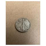 1945 Walking Liberty Silver Half Dollar
