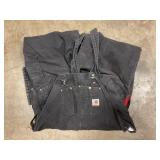 Carhartt bibs insulated size medium