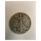1938 Walking Liberty Silver Half Dollar