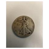 1935 Walking Liberty Silver Half Dollar