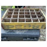 Pepsi wooden bottle crate