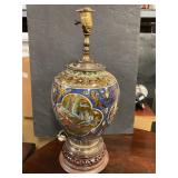 Antique porcelain lamp 22ï¿½ Tall