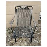 Wrought iron chair
