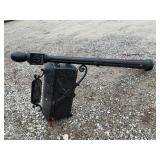 Aluminum mailbox with pole