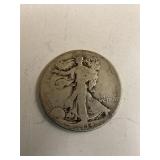 1939-S Walking Liberty Silver Half Dollar