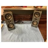 Surround sound bar with two small speakers