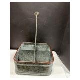 Galvanized caddy