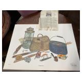 Signed Don Ensor Print Cabin Fever