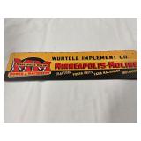 Advertisement tin sign 16ï¿½ x 4ï¿½