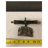Brass Canon barrel and belt buckle