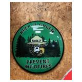 Smokey 16ï¿½ metal sign