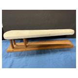 Vintage wooden sleeve ironing board
