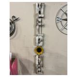 Metal Welcome Sunflower wall decor sign 58ï¿½x7ï¿½