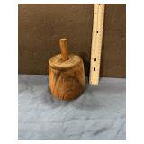 Primitive Wooden butter press