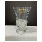 Crystal Vase 7ï¿½ tall