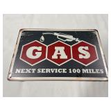 Advertisement tin sign 12ï¿½ x 8ï¿½