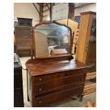 Antique dresser with mirror