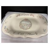 Phaltzgraff Welcome To Our Home Platter14ï¿½x9ï¿½